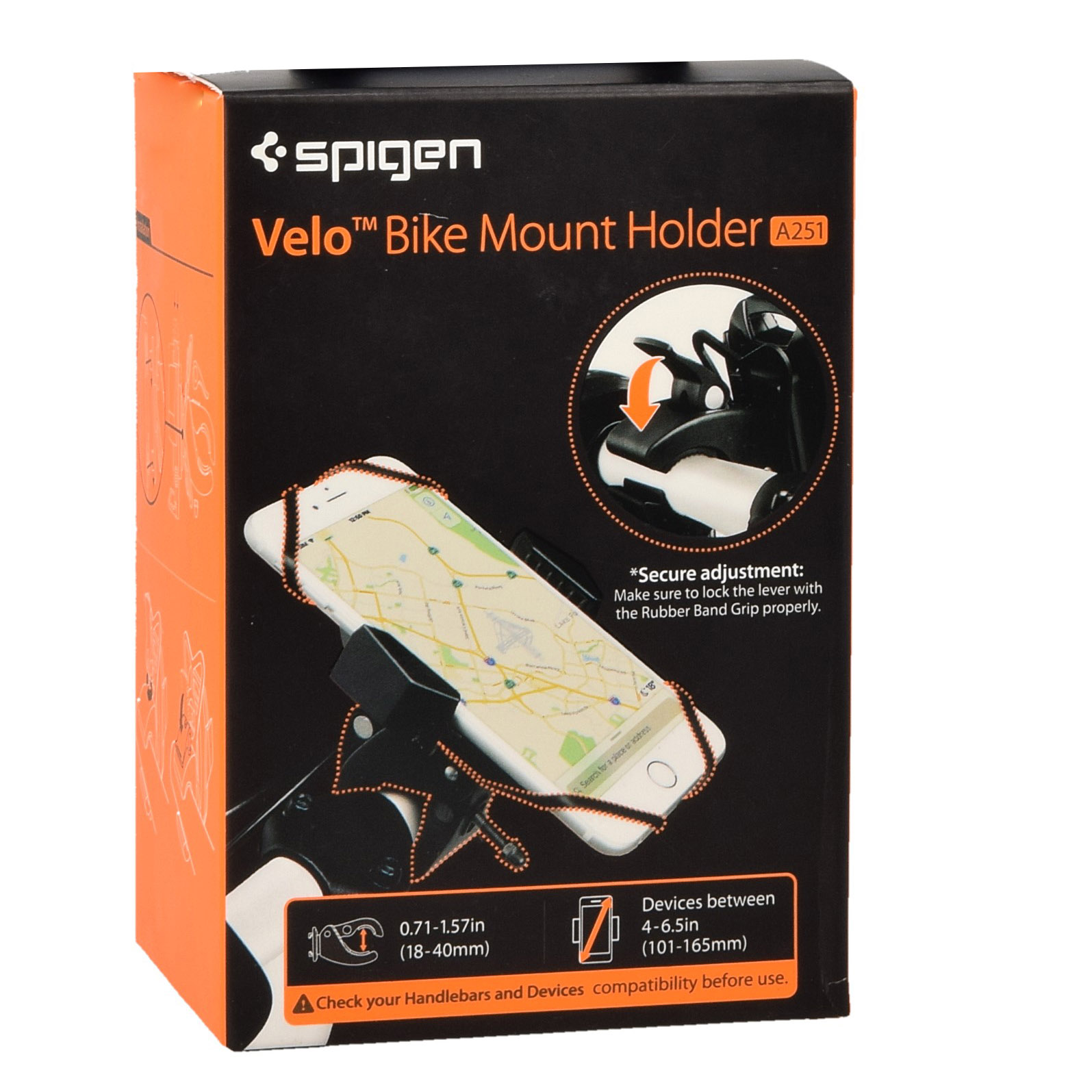 Uchwyt rowerowy Spigen Velo Bike Mount Holder A251, czarny.